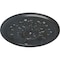 Ekena Millwork Legacy Acanthus Ceiling Medallion (Fits Canopies up to 3 1/2"), 12 3/4"OD x 7/8"P, Pewter CM12LEPES - alternate 3